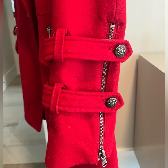 Original 1981 GUESS red trench coat - Picture 4 of 5